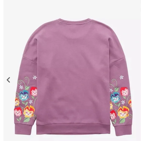 Her Universe Disney Alice in Wonderland I'm Late Flower Crewneck Size Medium - Picture 4 of 8
